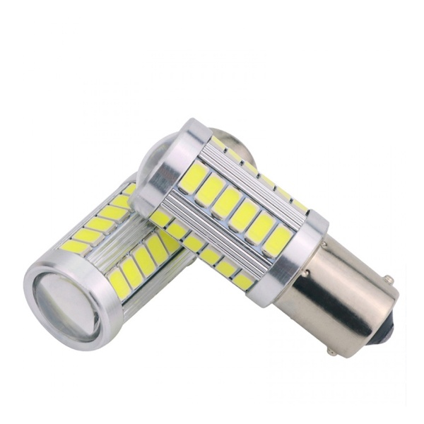 Led BA15S 33 SMD Cu Lupa LED 236